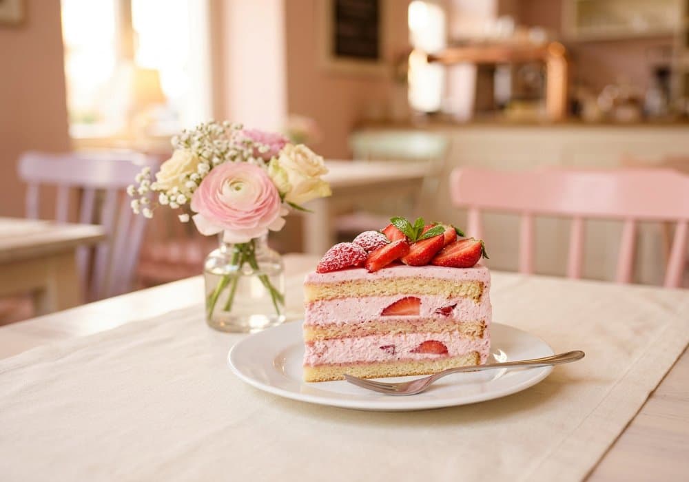 Strawberry Shock Cake เค้กสตรอว์เบอร์รี่