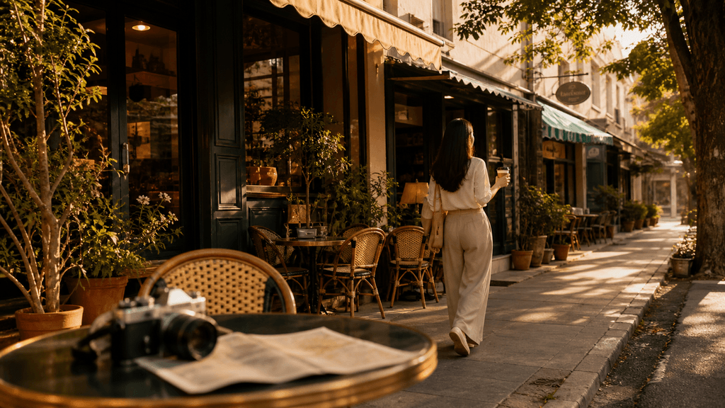 ภาพแผนที่เส้นทาง 5 ร้านคาเฟ่ที่แต่งสวยงาม