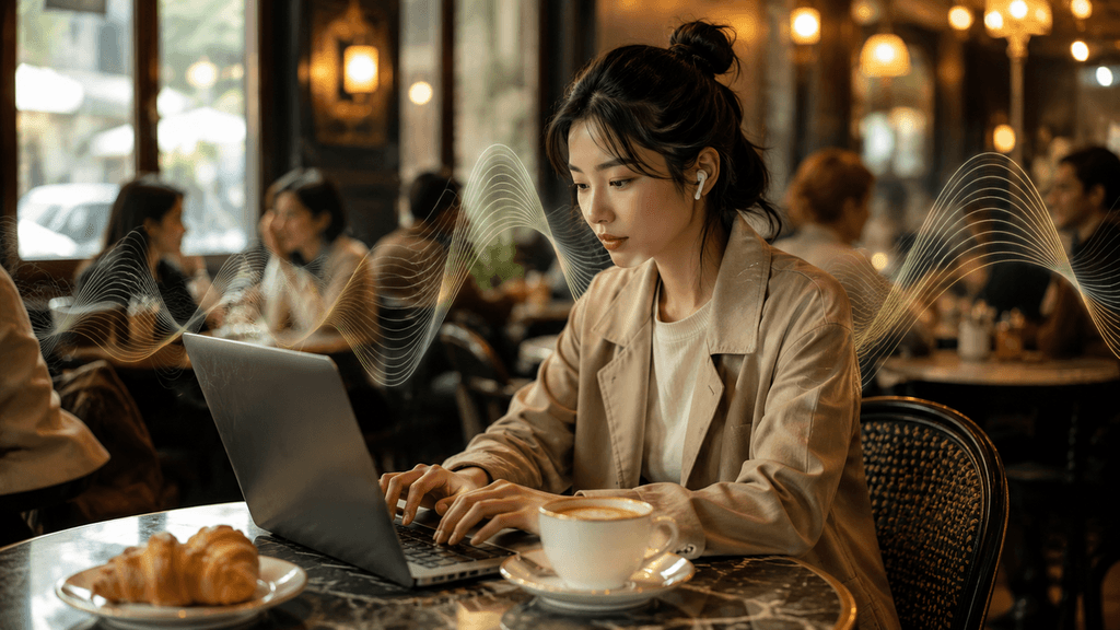 คนทำงานในคาเฟ่ The Simple Cafe บรรยากาศเหมาะสำหรับ coworking