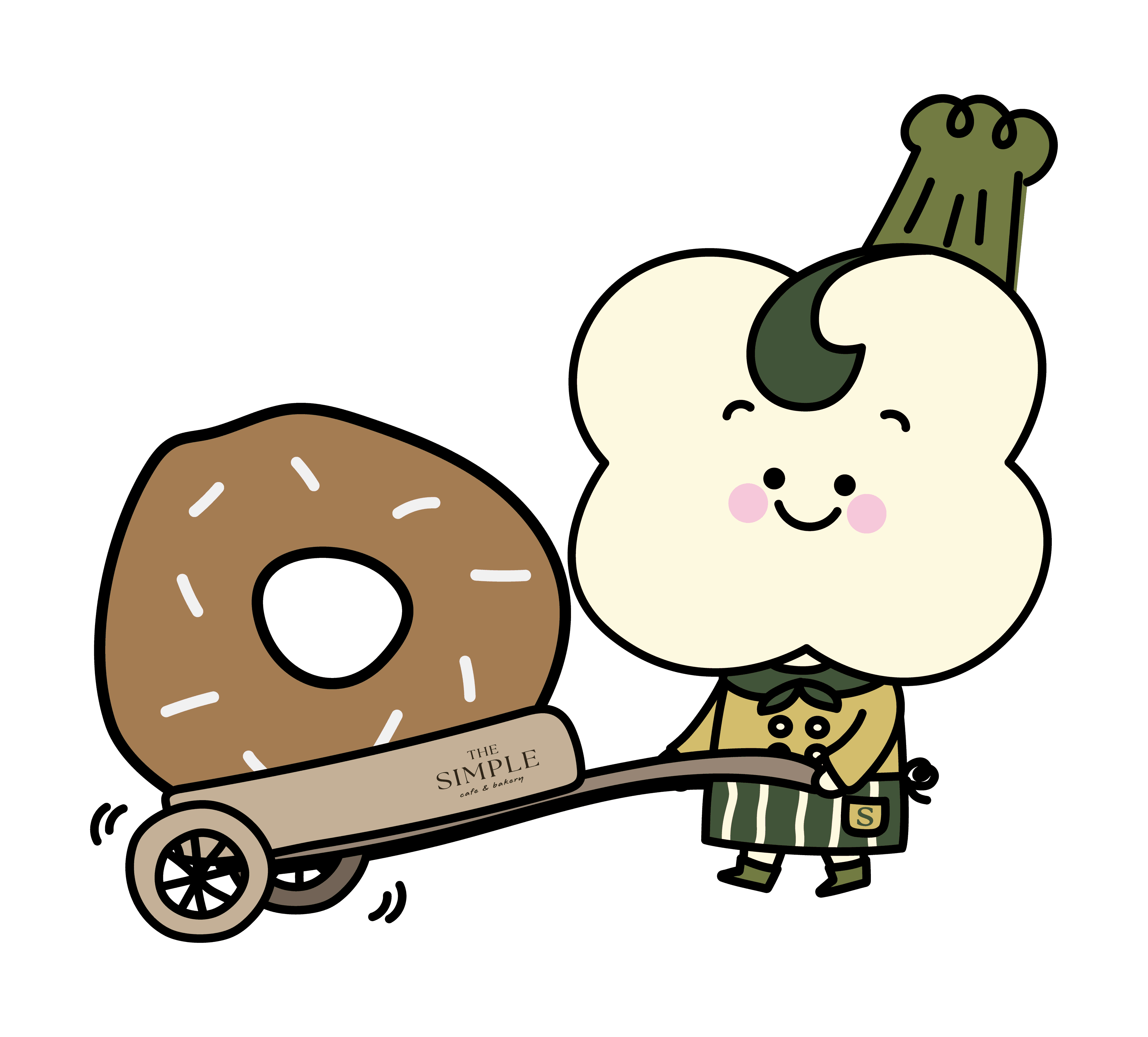 มาสคอตเข็นรถโดนัท