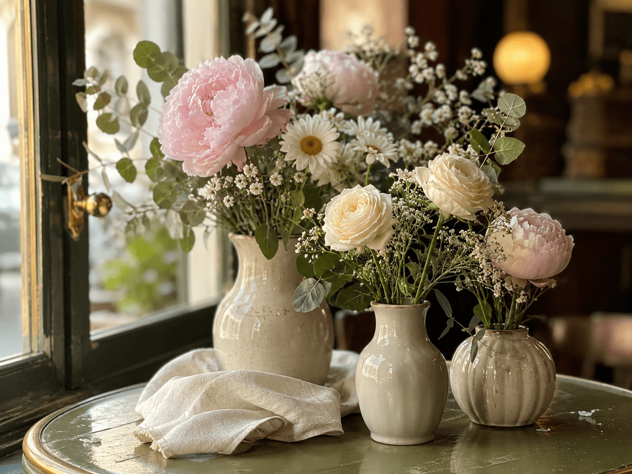 ดอกไม้สดใสที่ Market Flowers zone