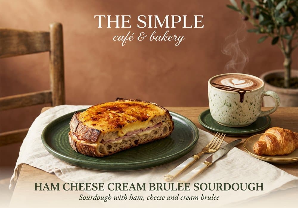 ซาวร์โดว์แฮมชีสครีมบรูเล่