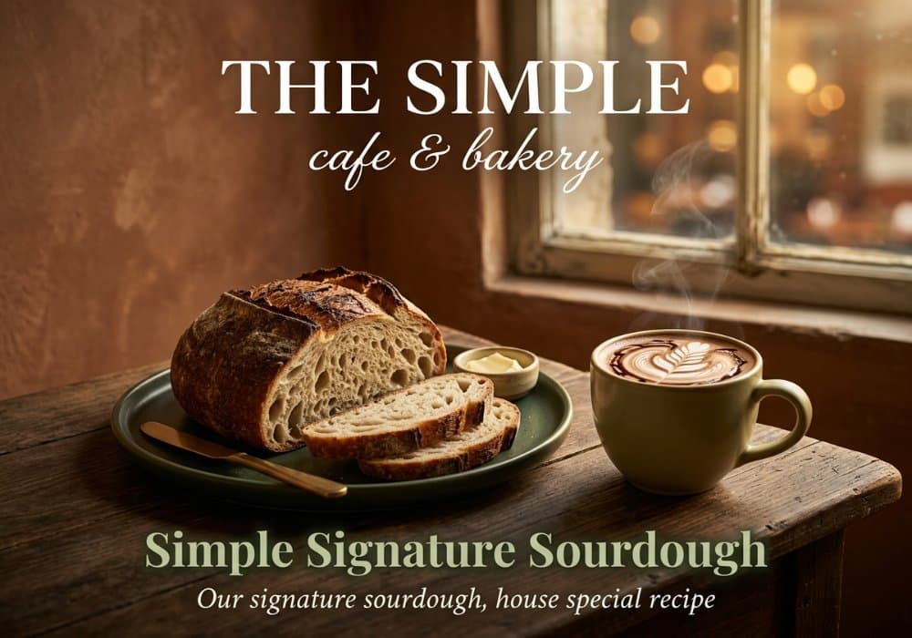 Simple Signature Sourdough ซาวร์โดว์ซิกเนเจอร์