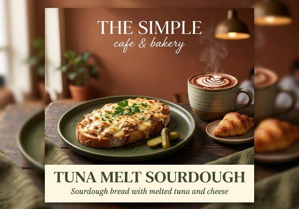 ซาวร์โดว์ทูน่าเมลท์ Tuna Melt Sourdough